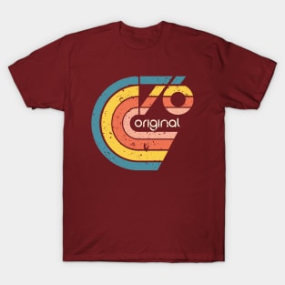 "76 original" multicolor design T-Shirt